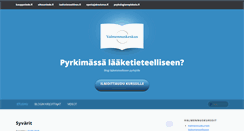 Desktop Screenshot of laaketieteellinen.fi
